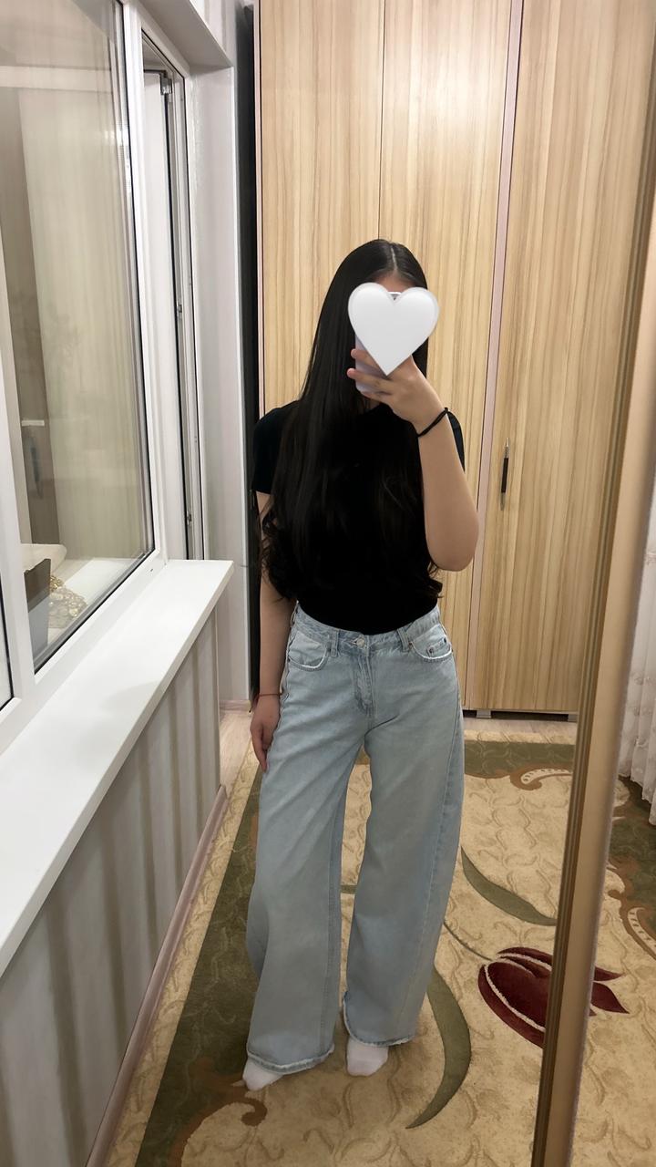 Джинсы широкие