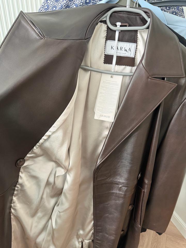 Кожаный тренч новый Katlawear