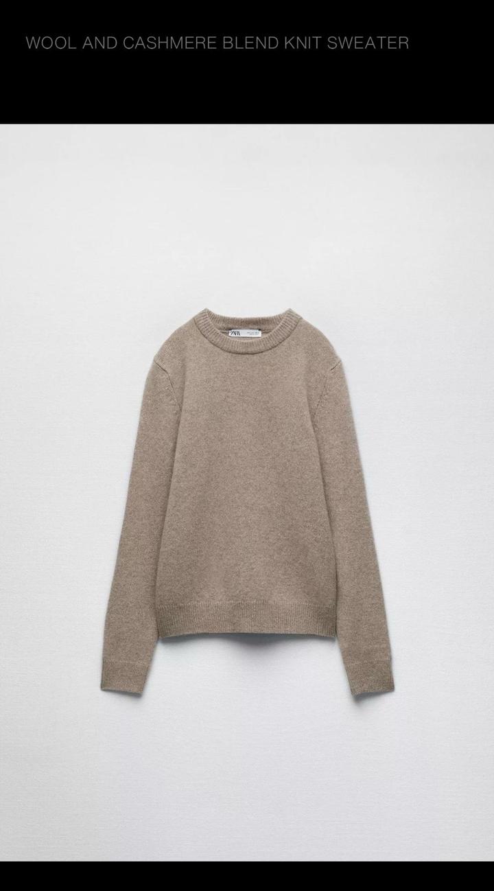 Джемпер кашемир ZARA