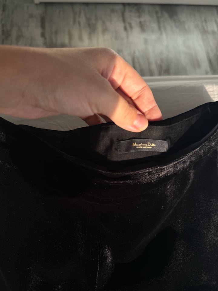 Бархатные брюки Massimo Dutti