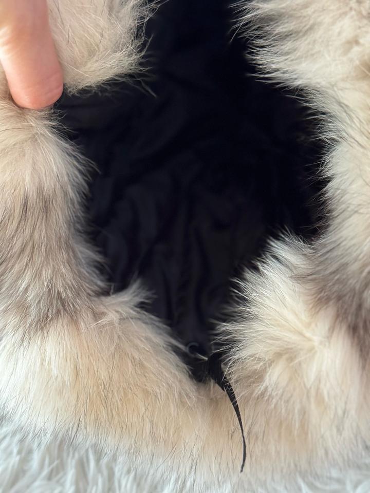 тёплая зимняя шапка-ушанка мех норки