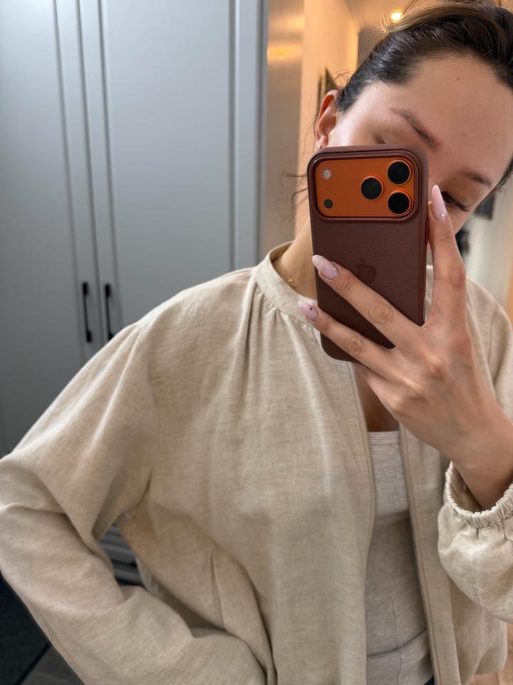 Бомбер изо льна