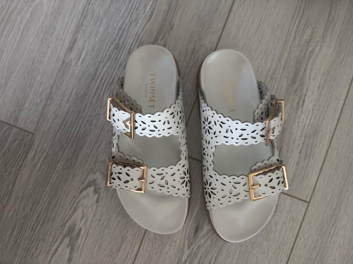Twinset Milano Ciabatta (Белые)
