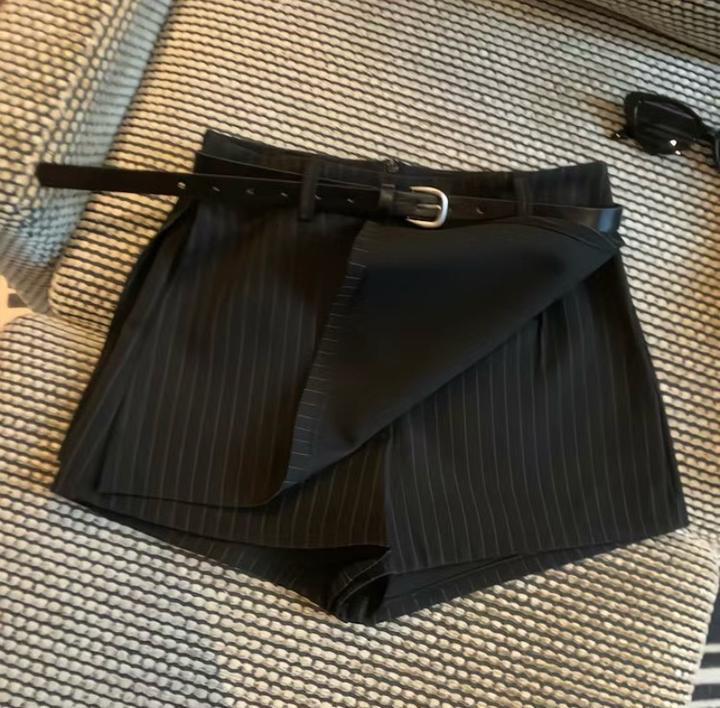Черный мини Шорти юбка