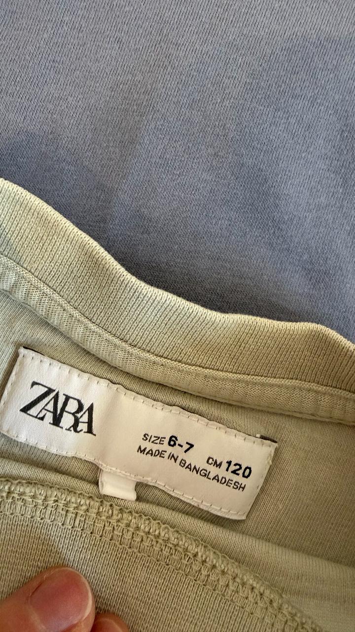 3 футболки Zara на мальчика 6-7 л