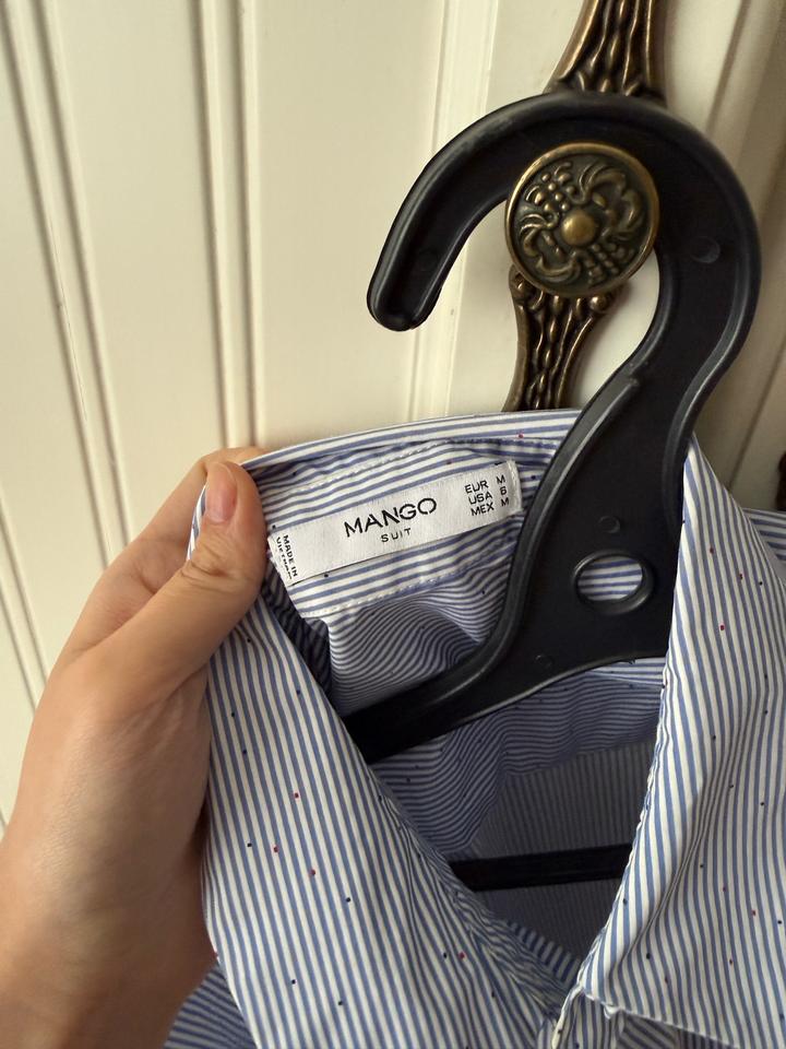 Рубашка в полоску MANGO