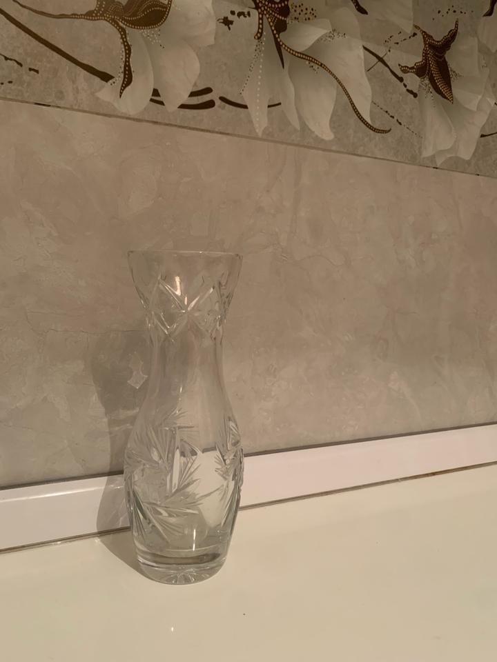 Ваза хрустальная средняя