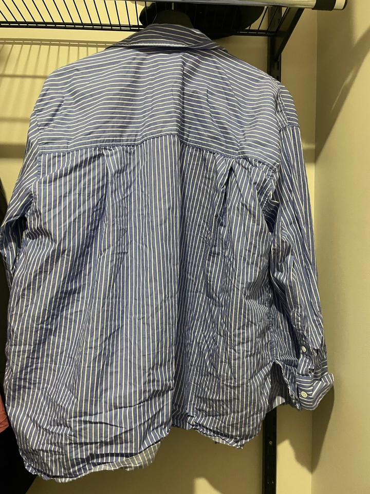 Синяя рубашка Oysho