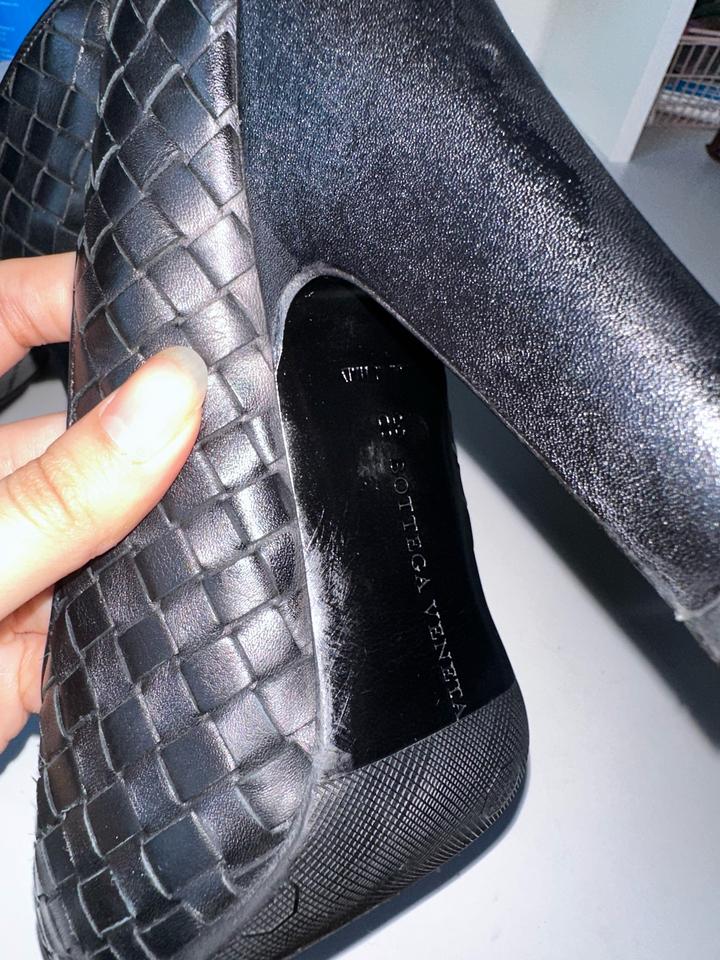 Кожаные туфли Bottega Veneta Intrecciato (Размер 38)