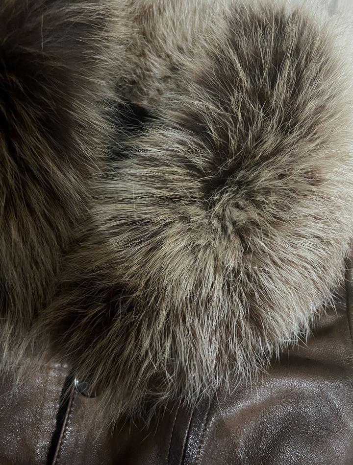 Дубленка из натуральной кожи и меха