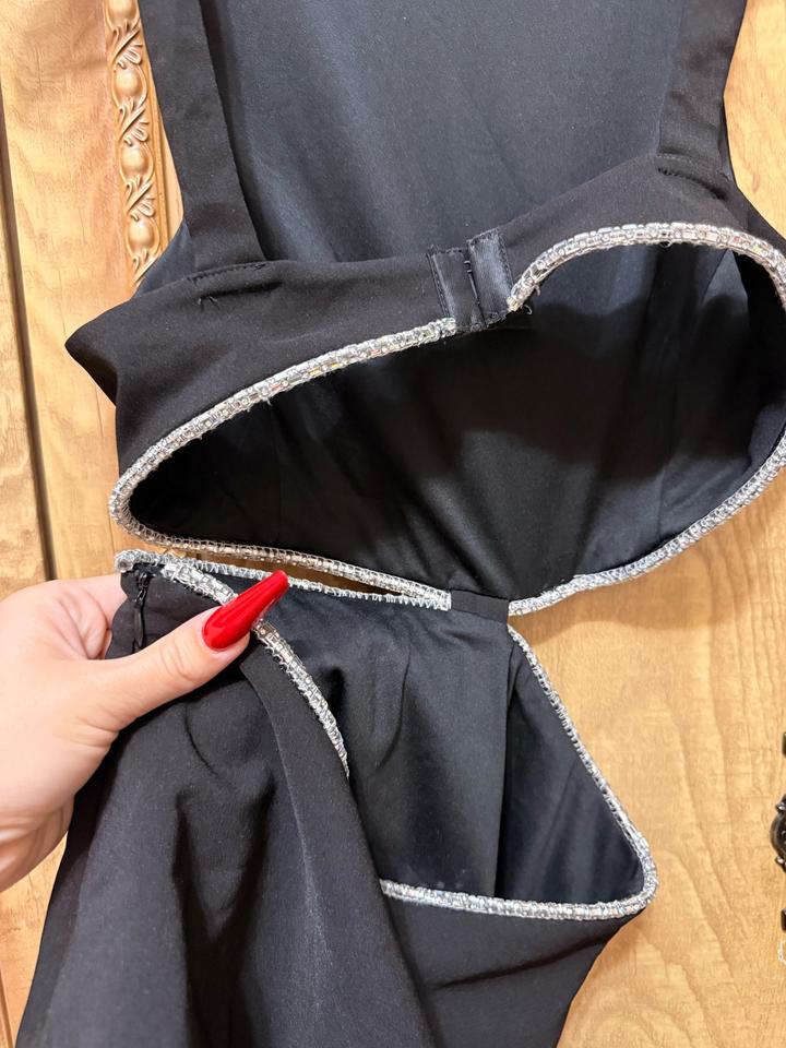 ZARA топ со стразами / вечерний топ