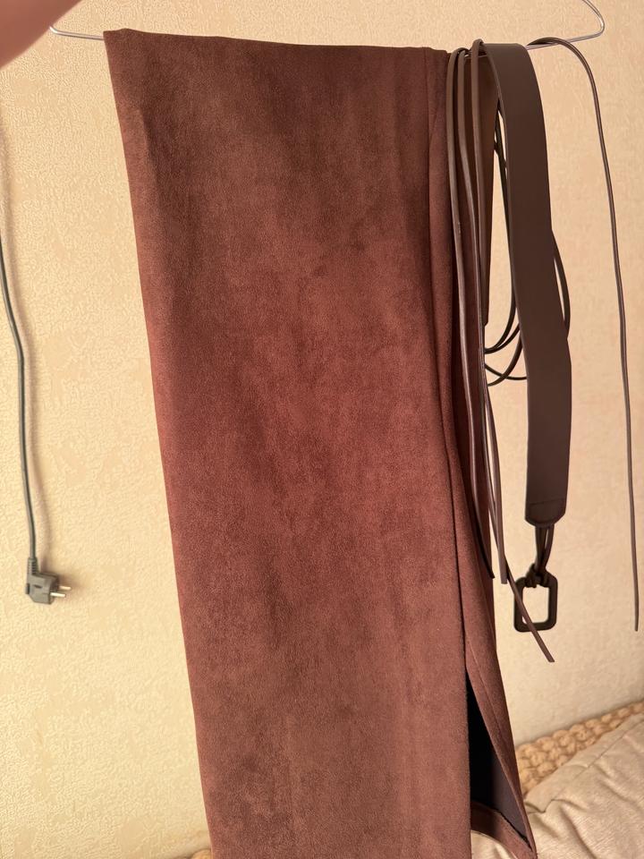 Юбка коричневая