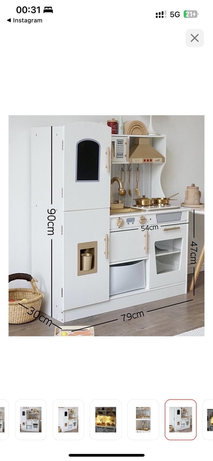 Кухня детская деревянная