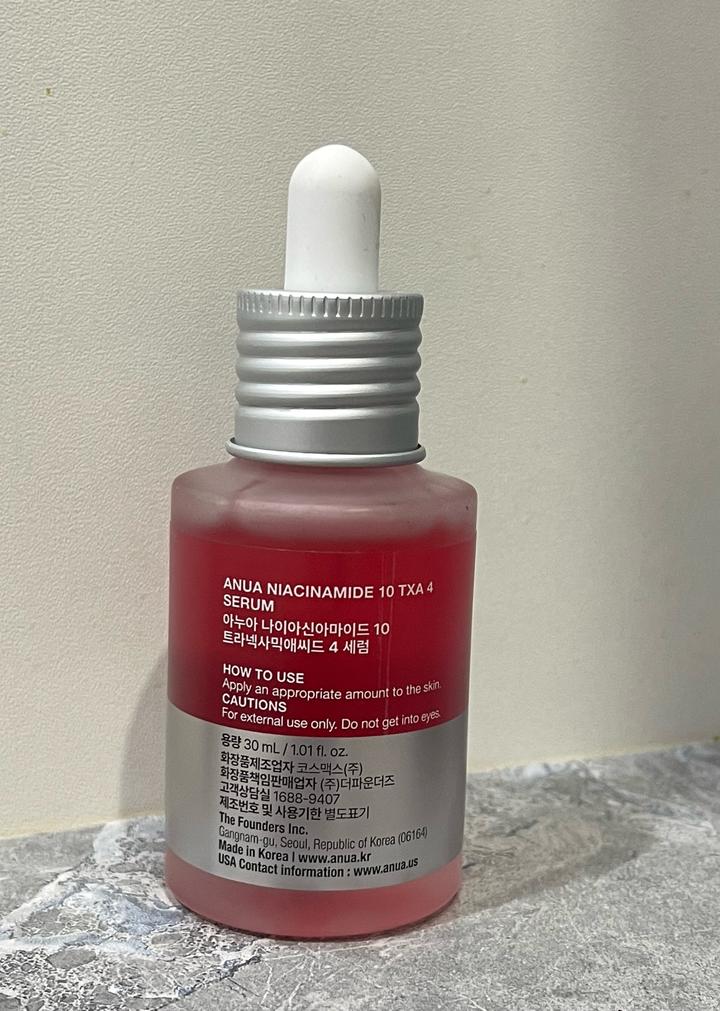Anua сыворотка Niacinamide 10% + TXA 4% Serum для лица 30 мл
