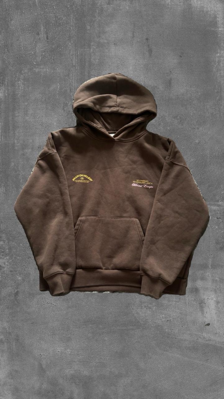 коричневая толстовка pull&bear