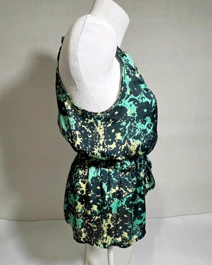 Винтажный топ блуза M (46 размер) летний без рукавов