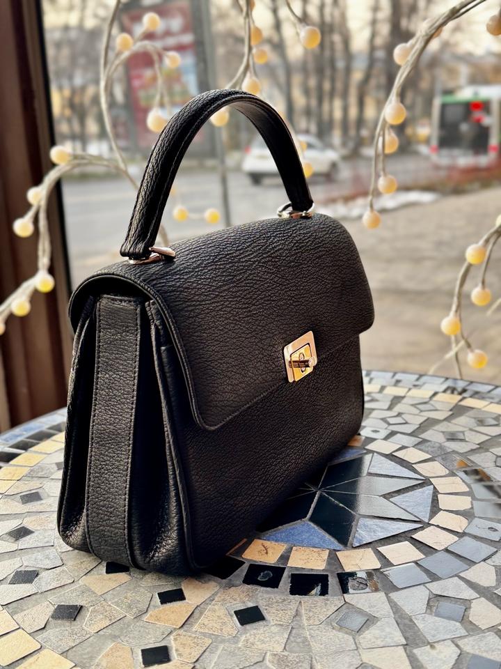 Винтажная сумка из натуральной кожи акулы (Genuine Shark Skin)