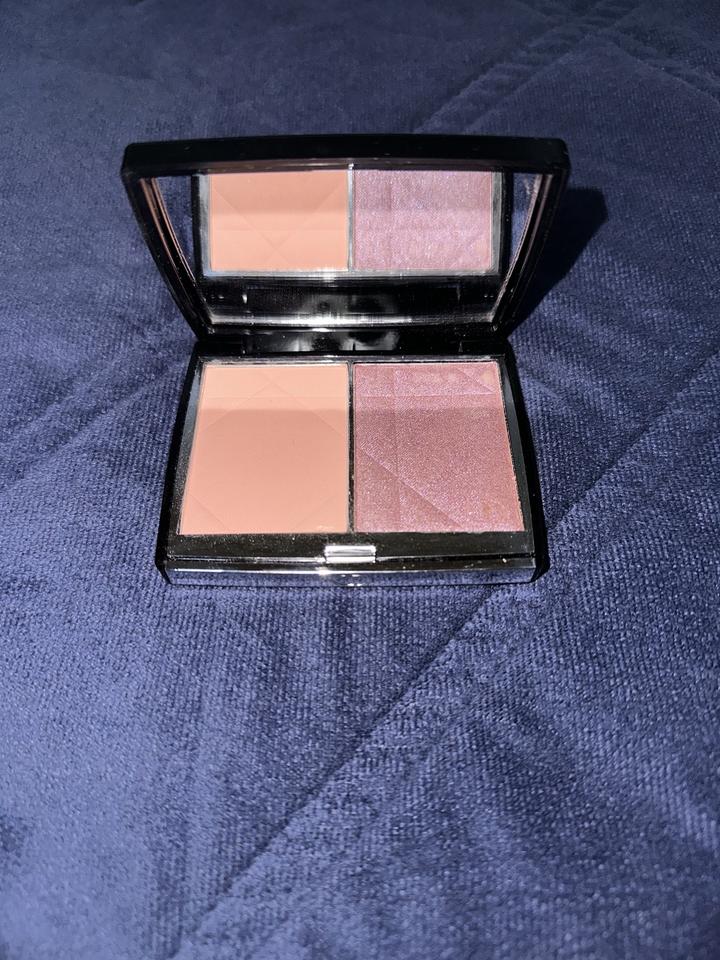 Палетка dior rouge румяна + хайлайтер