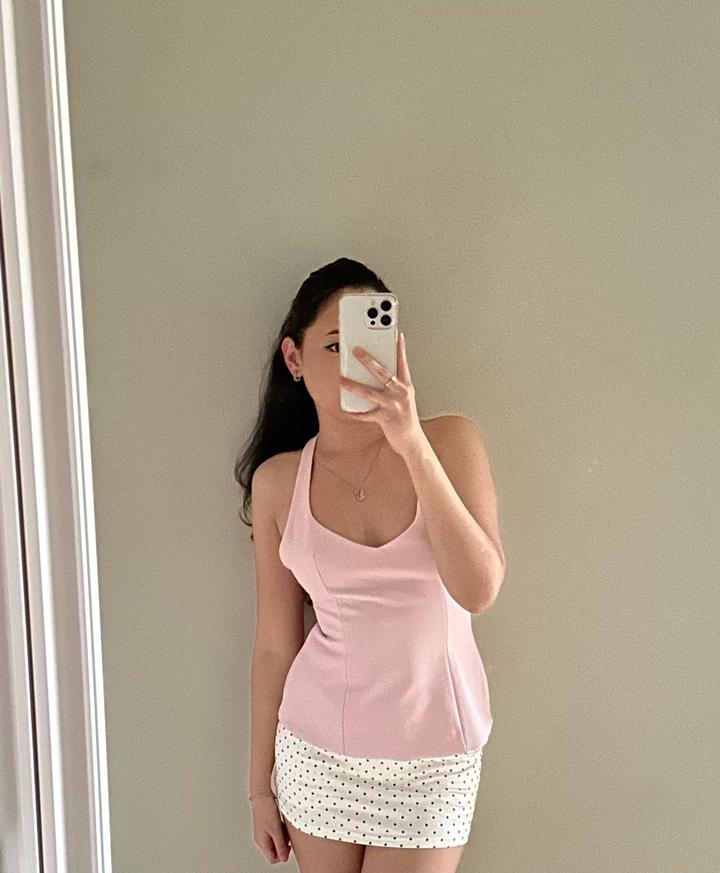 Розовый топ Zara