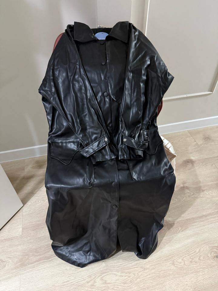 Тренч черный