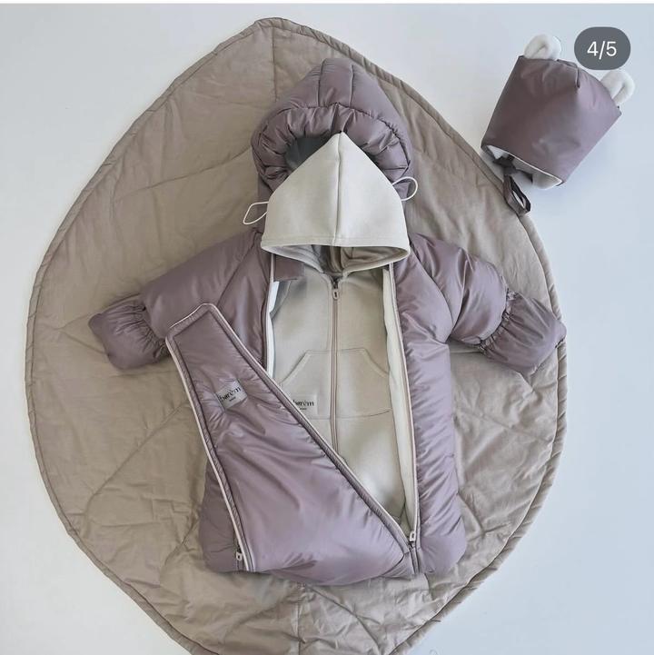 Комбинезон конверт шапка поддева Berem brand 0-3