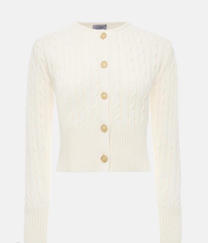 Светло бежевый кардиган Lichi