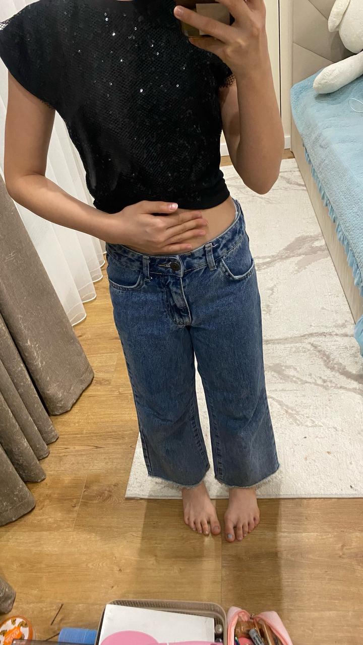 джинсы клеш