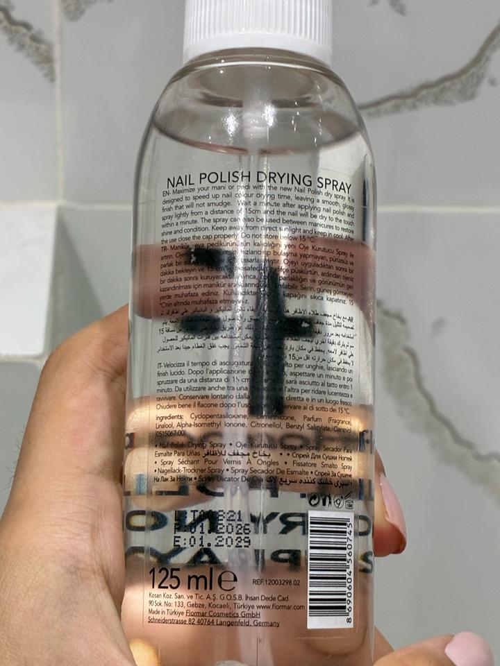спрей для сушки лака для ногтей