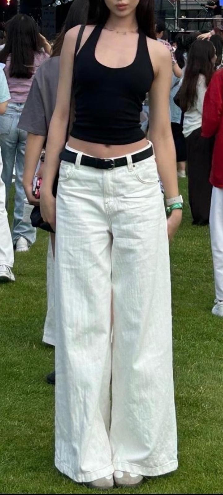 Джинсы белые бершка