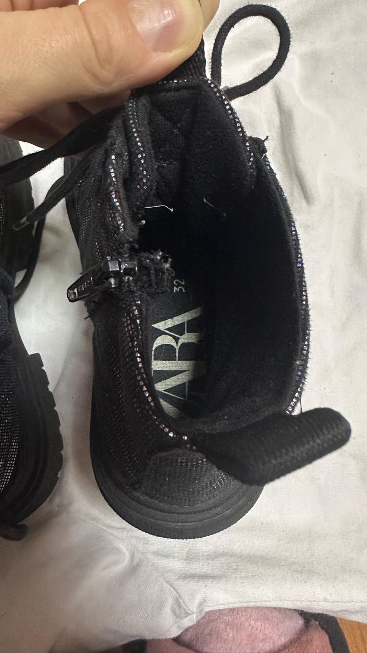 Стильные ботинки ZARA для девочки