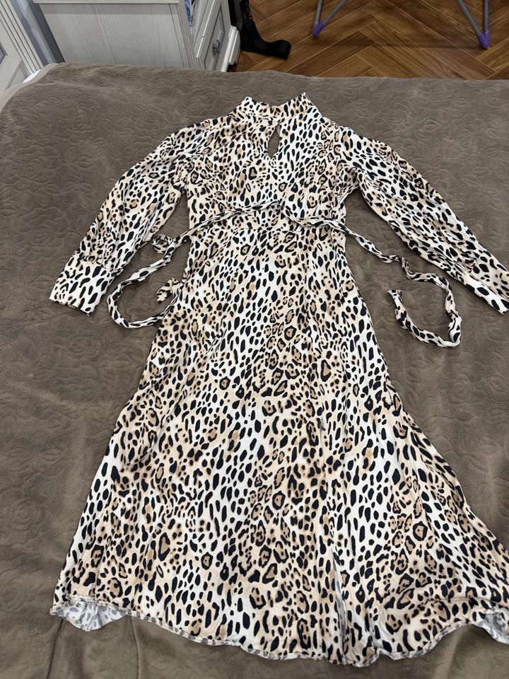 Леопардовое платье оt Sateen