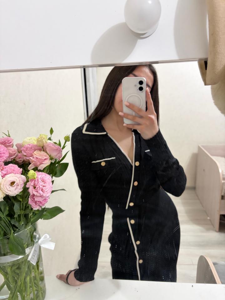 Lichi личи черное платье