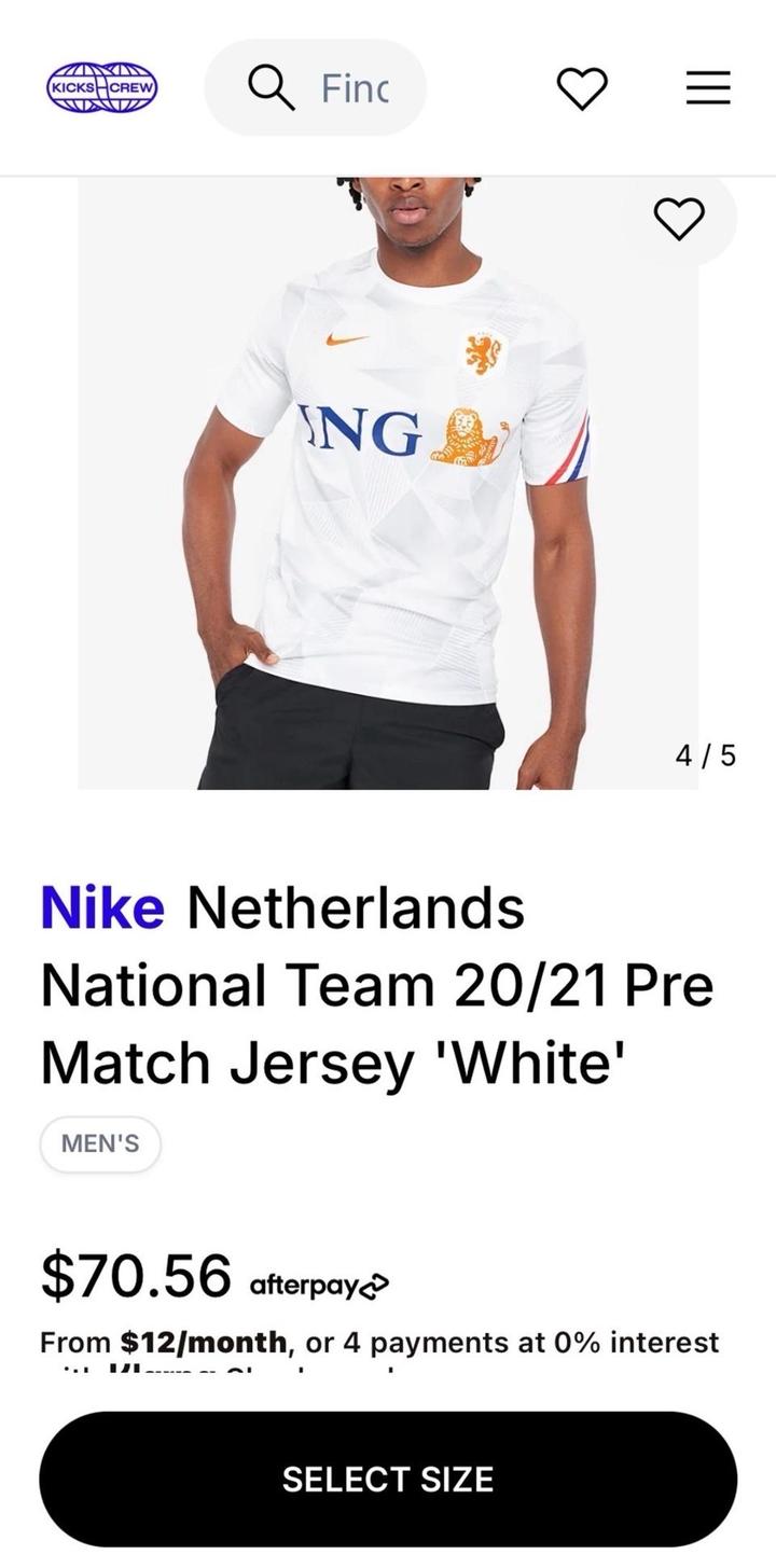 Nike Netherlands S новая оригинал с бирками