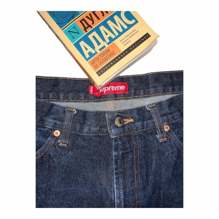 Supreme Japan Rigid Selvedge Baggy джинсы