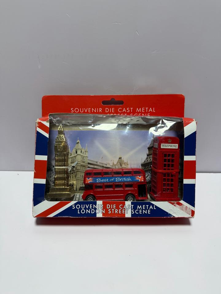 Сувенирный набор Лондон, металл (Big Ben, автобус, телефонная будка)