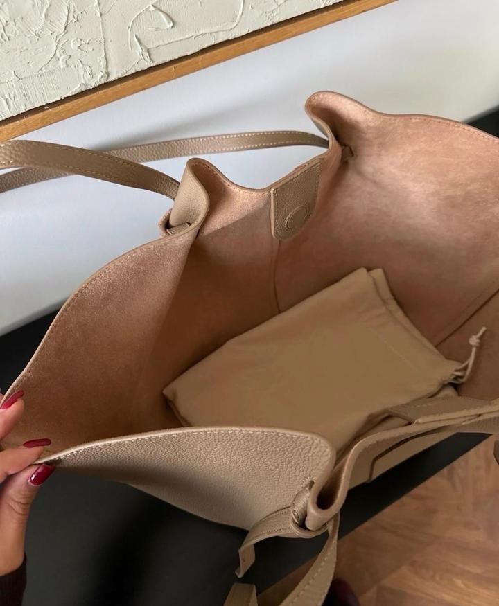 Сумка из натуральной зернистой кожи