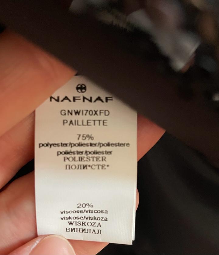 Жакет(Пиджак) NAFNAF с пайетками.