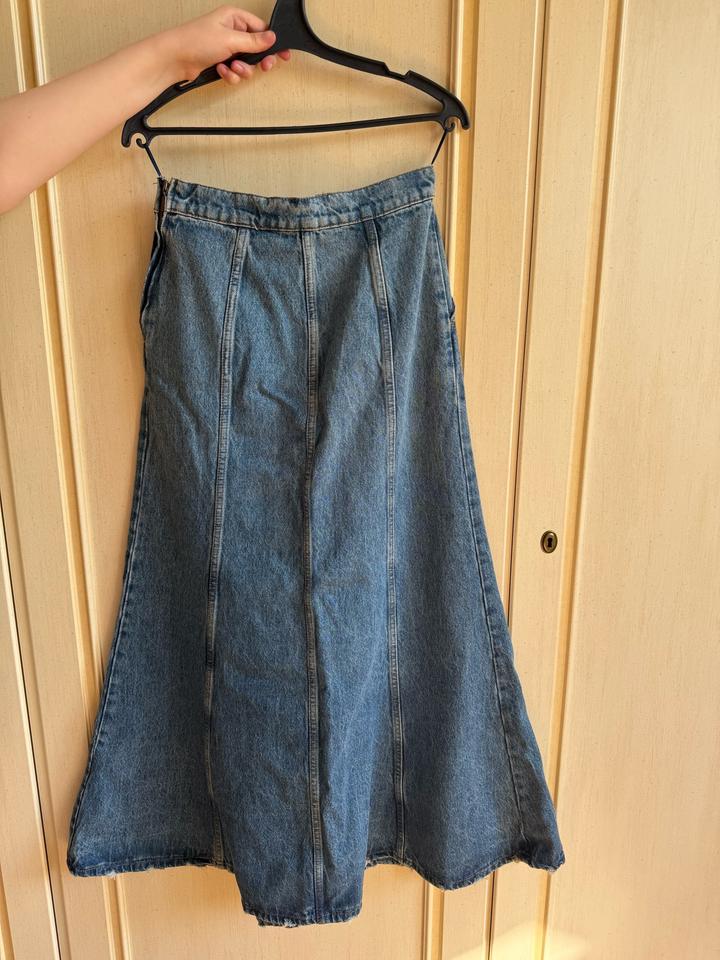 Джинсовая юбка макси Zara