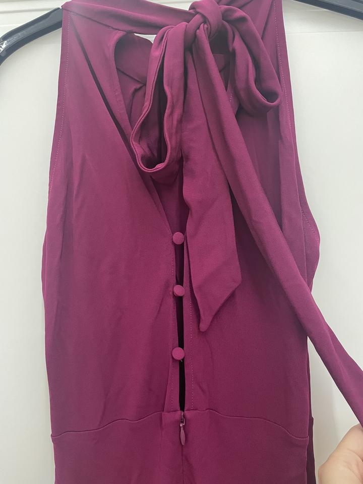 Платье Massimo dutti бордовое