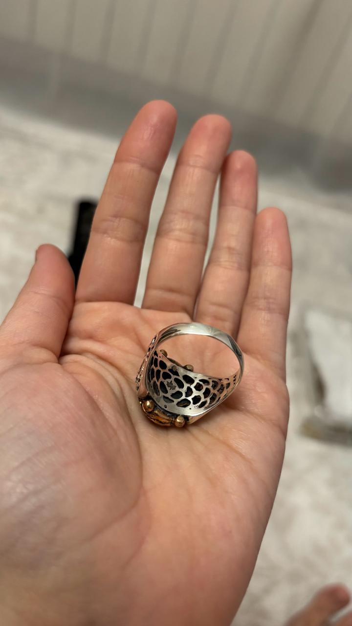 Мужской печатки из серебра 925 проба