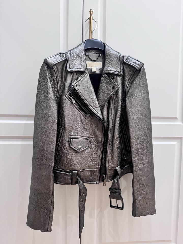 Кожаная куртка Michael Kors