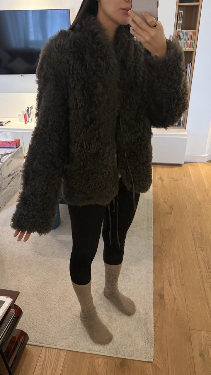 Двусторонняя шуба тиградо