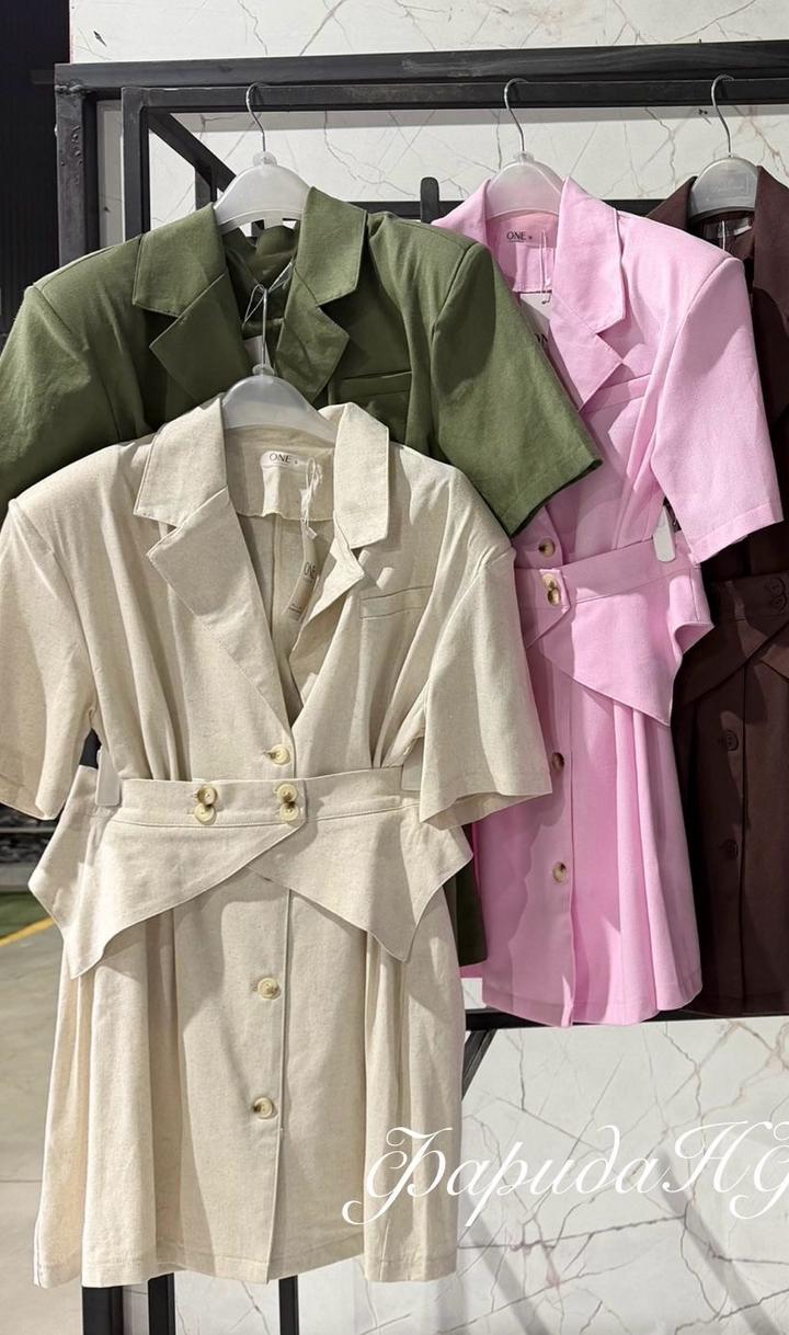 Платье изо льна