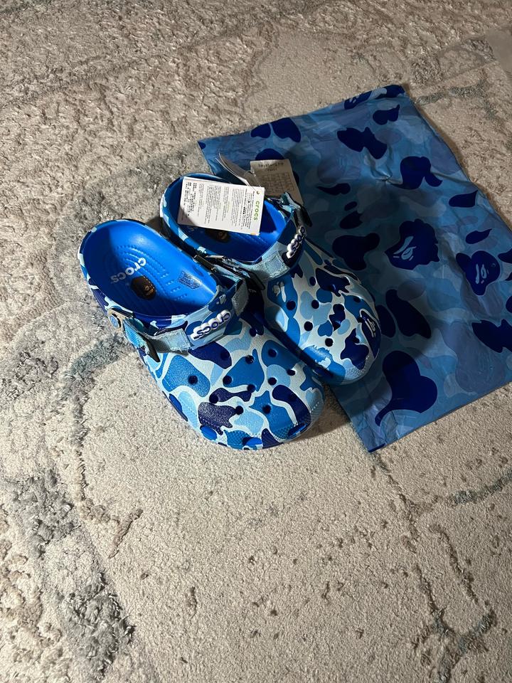 Crocs x bape