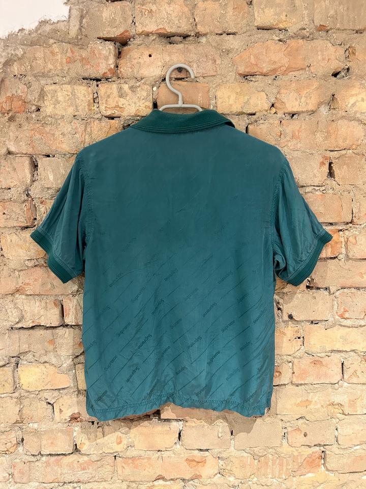 Supreme Jacquard Logo Silk Polo