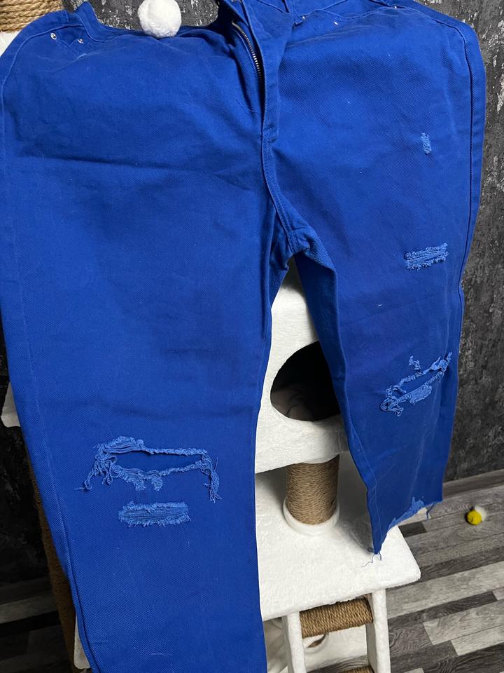 Джинсы рванки