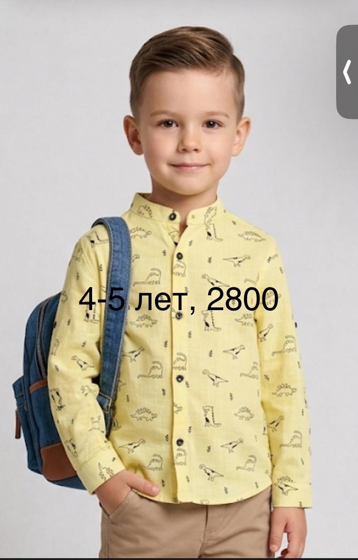 Рубашка с длинным рукавом на мальчика