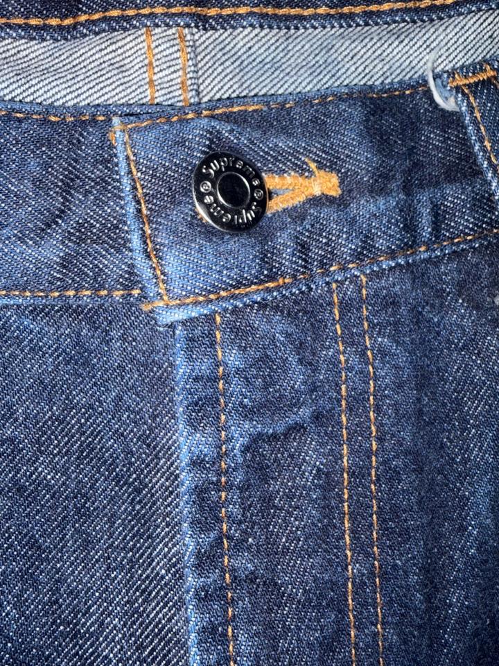 Supreme Japan Rigid Selvedge Baggy джинсы