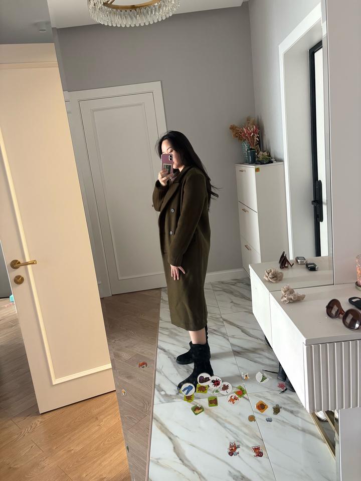 Пальто шерстяное