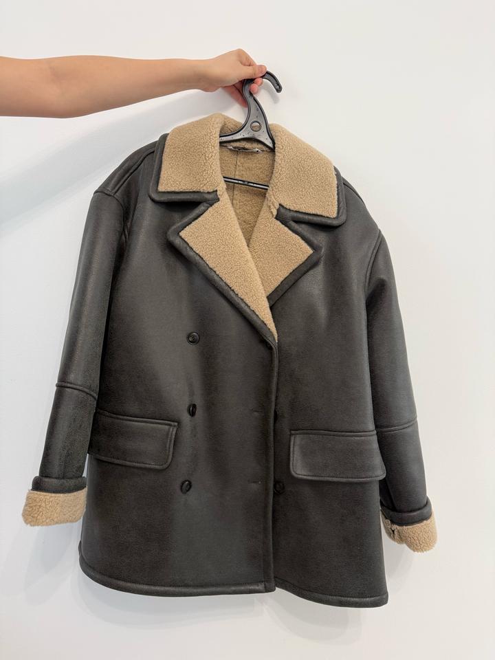 Дубленка из искусственного меха